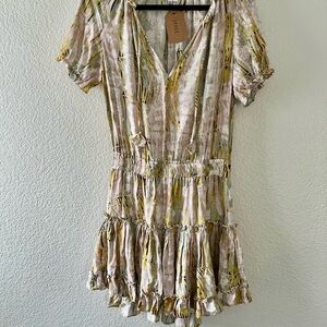 Skylar + Madison Abstract Print Mini Dress